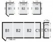 17-10B Verplaatsbare cabine Standaard 8400 x 3100 x 2450 mm